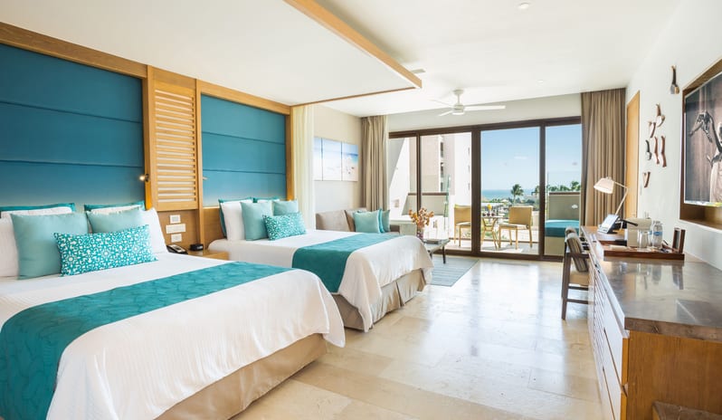 DREAMS PLAYA MUJERES JUNIOR SUITE PARTIAL OCEAN VIEW TWIN BED